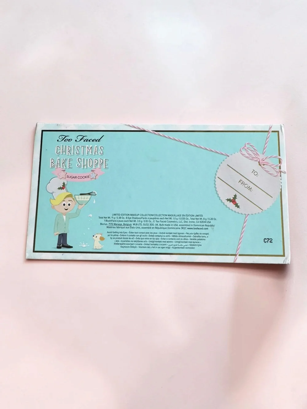 Too Faced festive eyeshadow