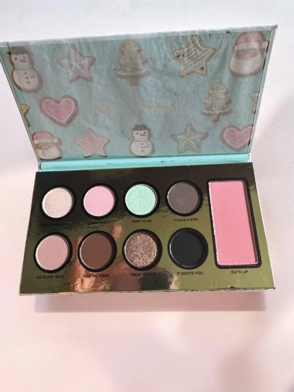 Too Faced festive eyeshadow