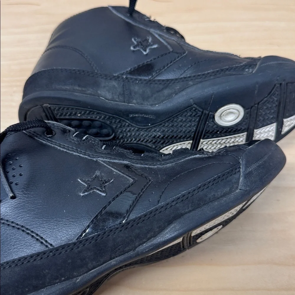 Converse black tops size