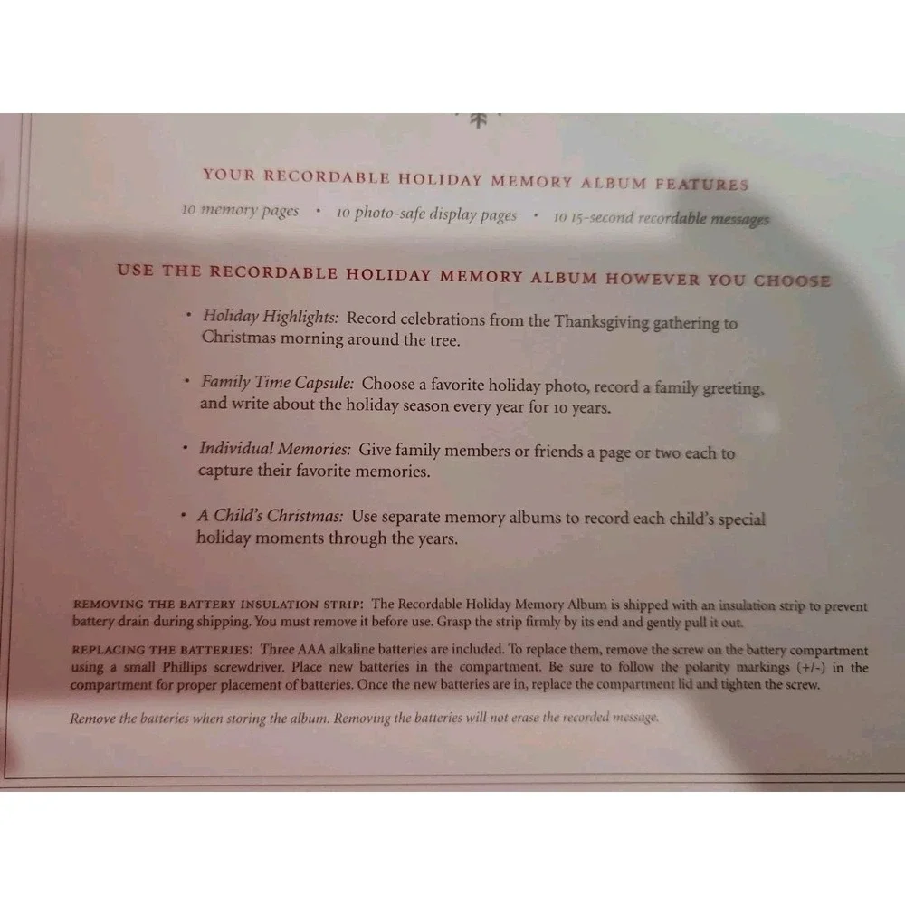 Hallmark recordable holiday