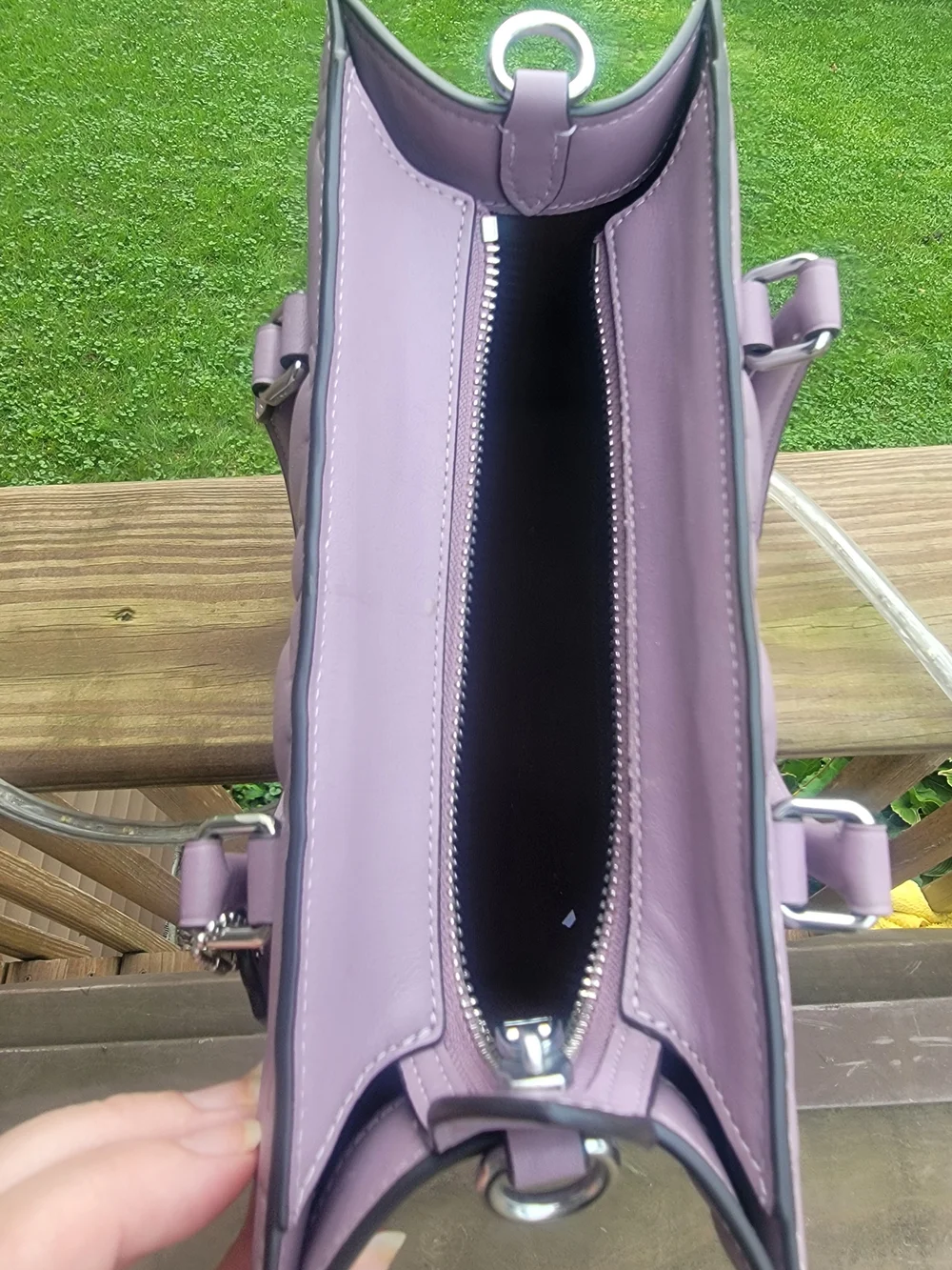 Coach lilac leather