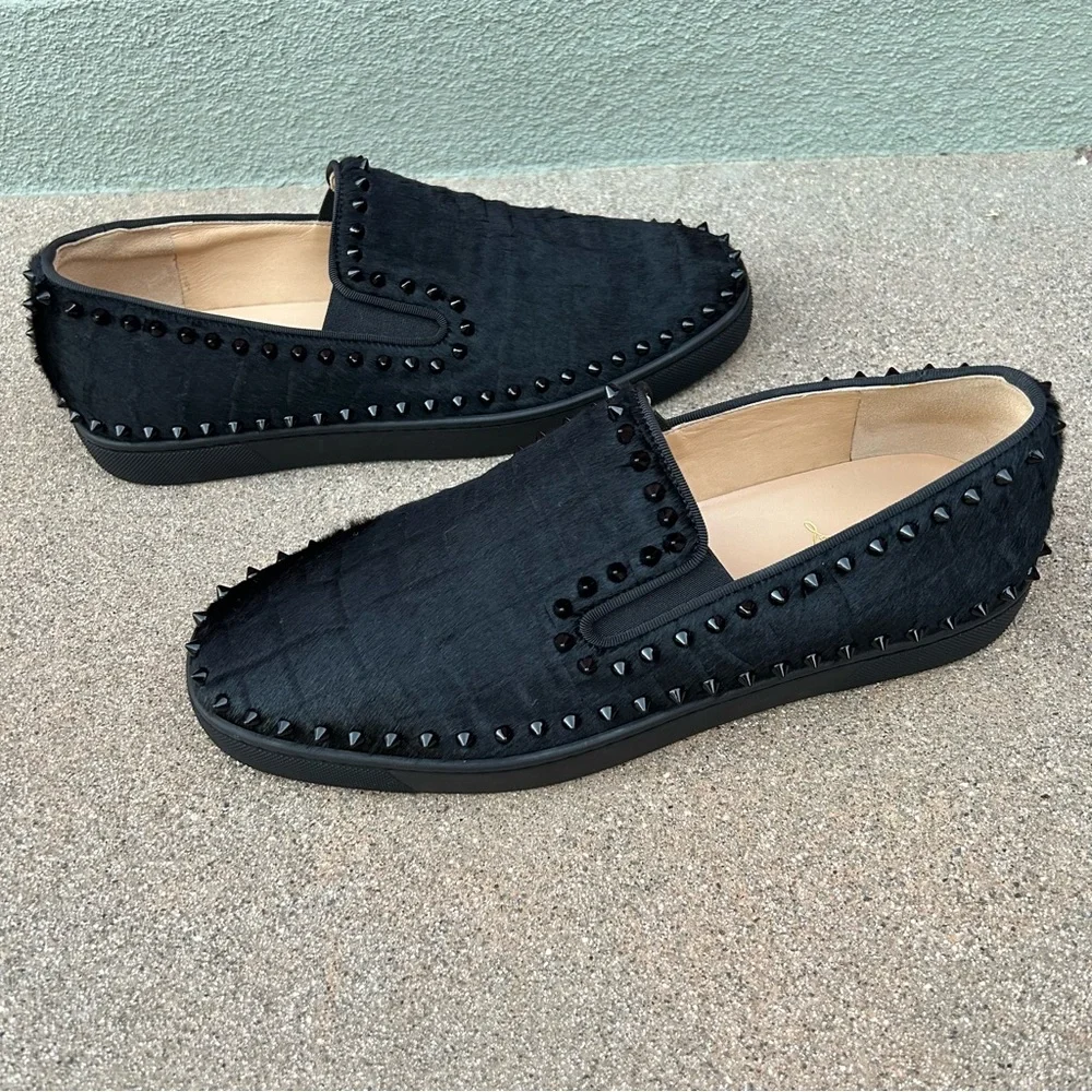 Christian Louboutin textured edgy