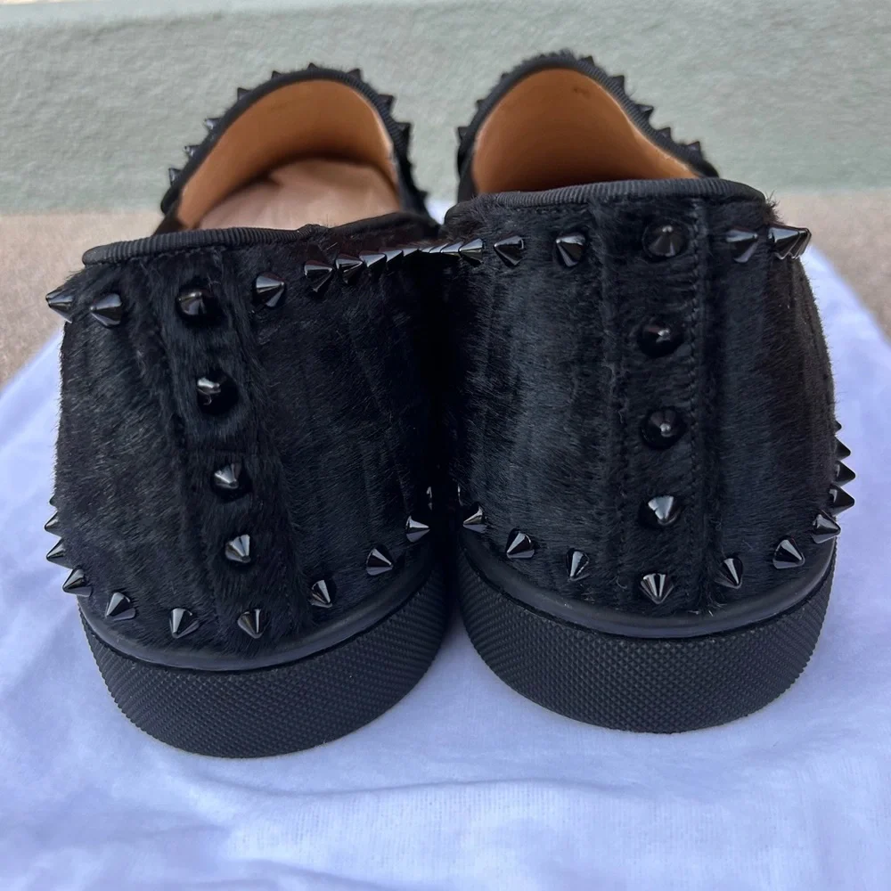 Christian Louboutin textured stud sleek