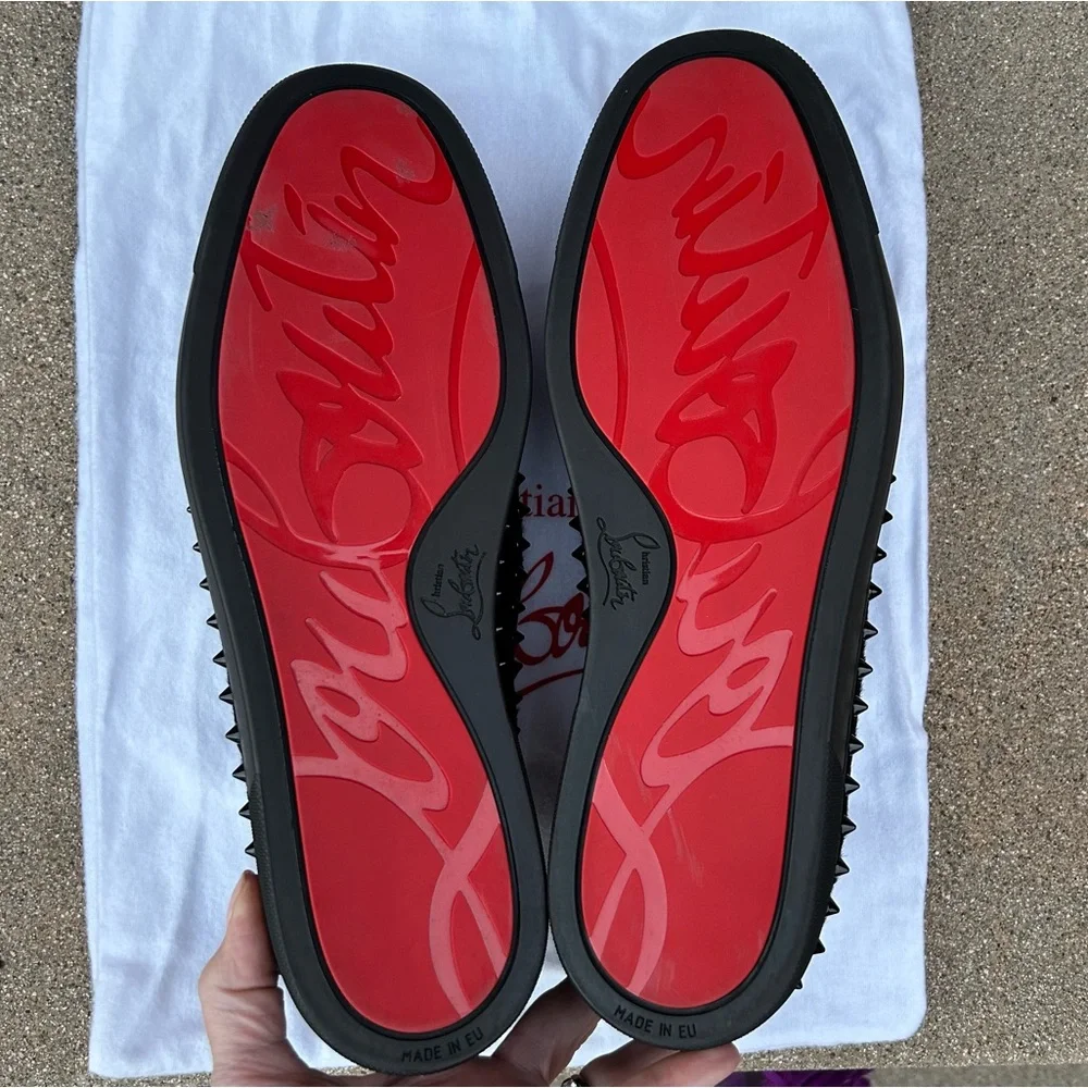 Christian Louboutin style detailing designer