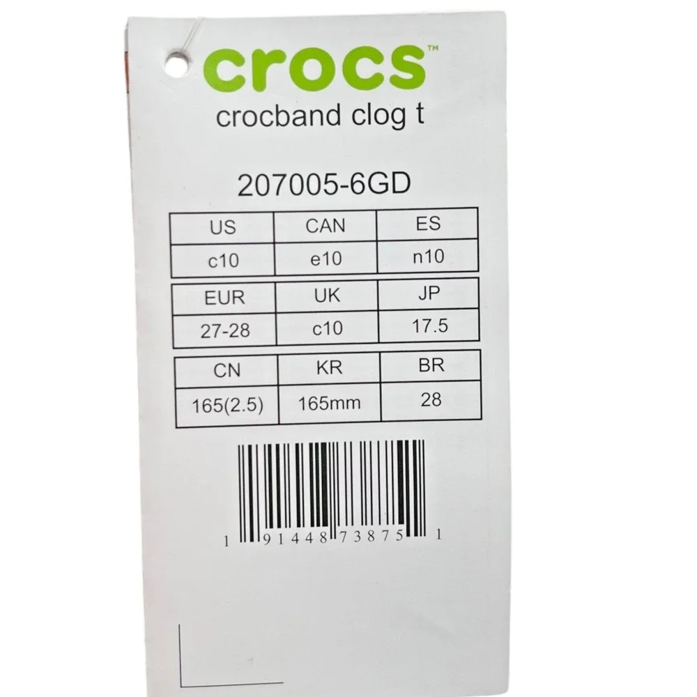 CROCS new tags