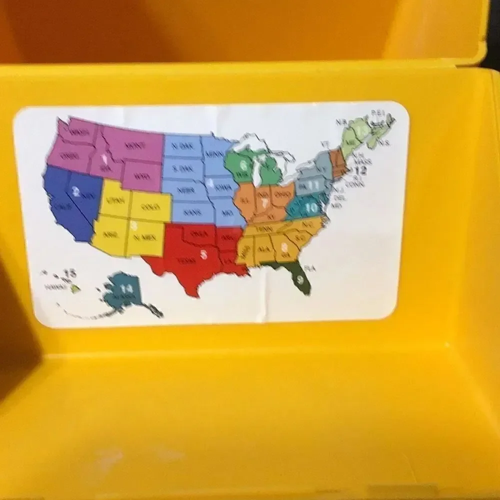 National Geographic maps vintage