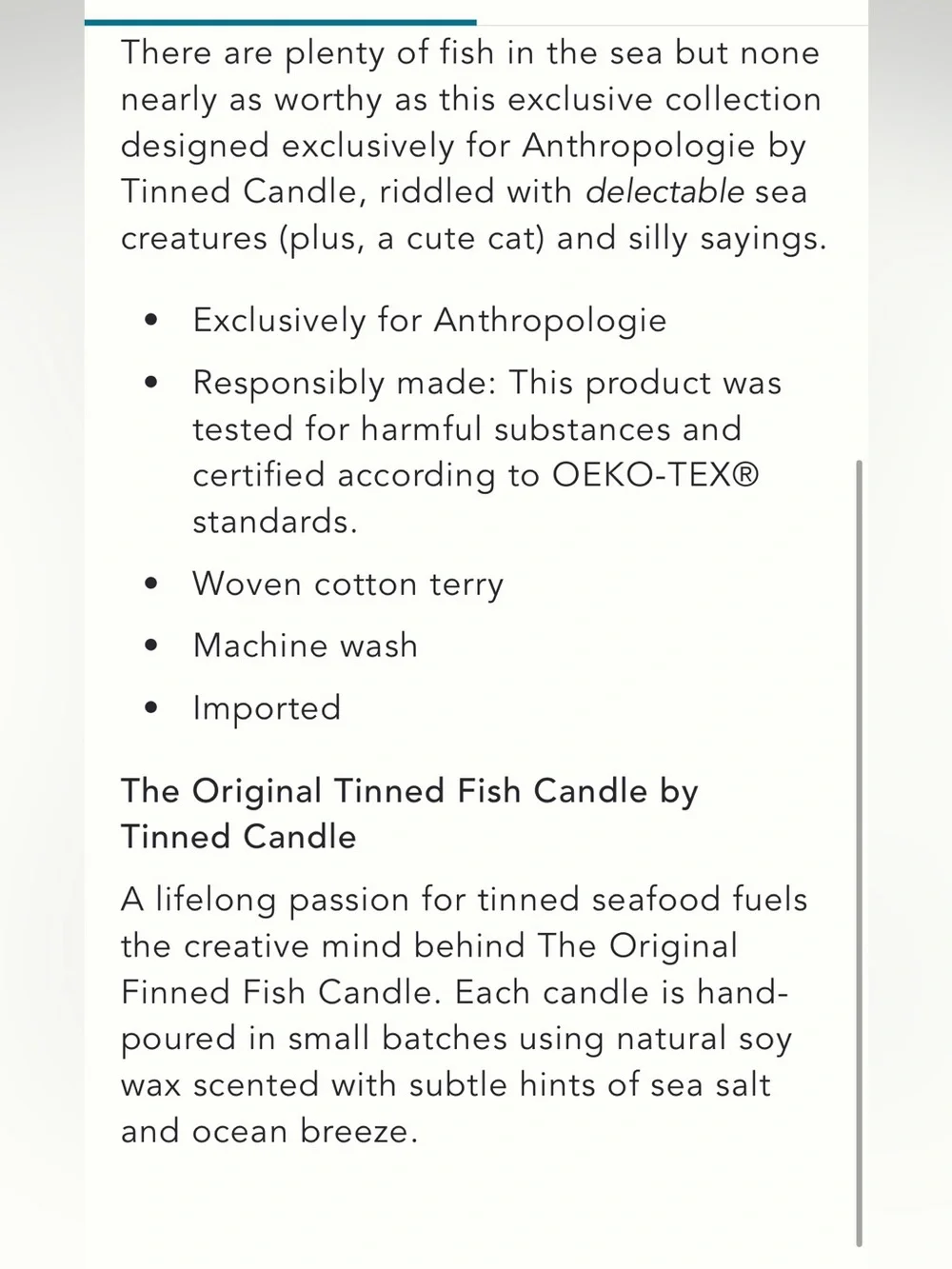 Anthropologie cotton beach