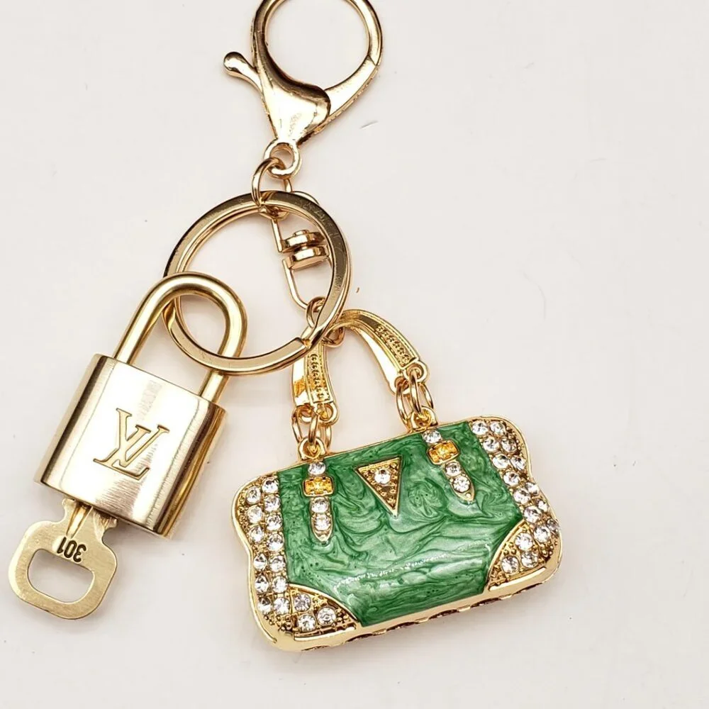 Louis Vuitton Gold Lock 🔒 Authentic LV Key + Unbranded Bag Charm