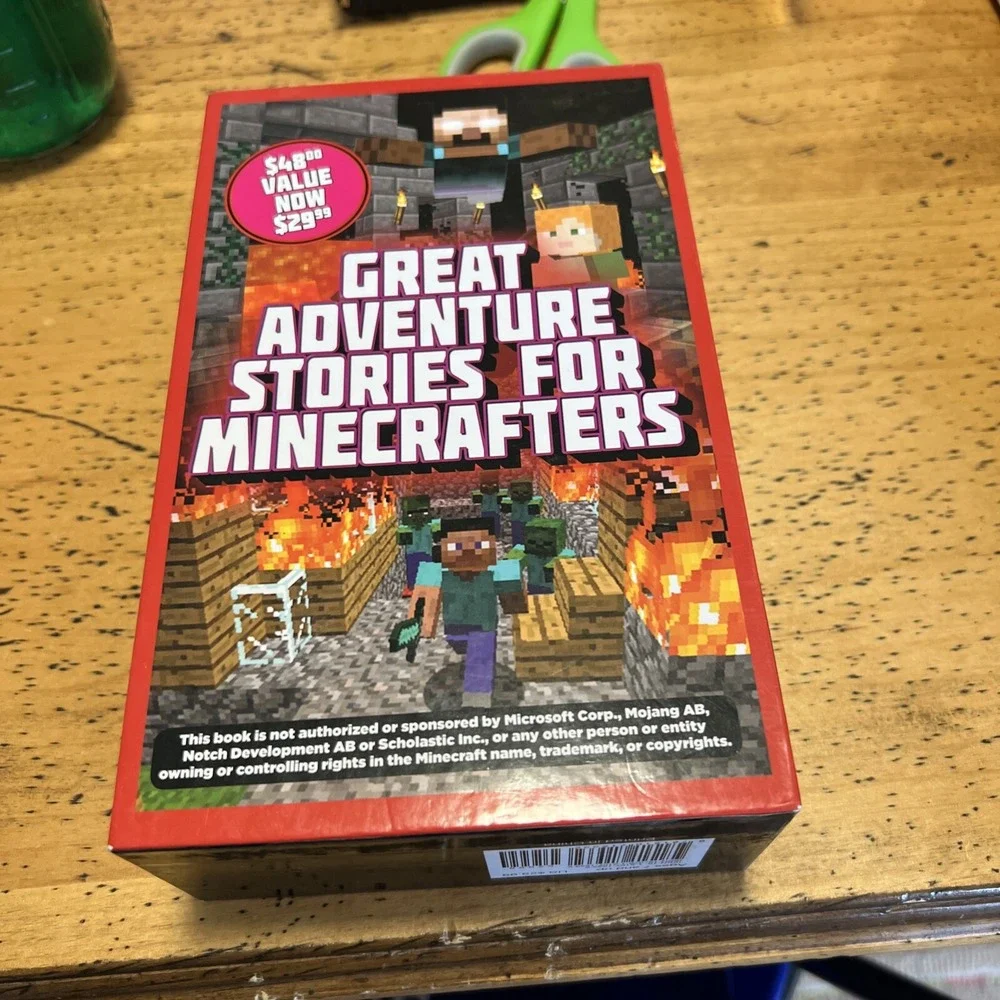Great Adventure Stories for Minecrafters‎ - 6 Books Box Set Series in Box
