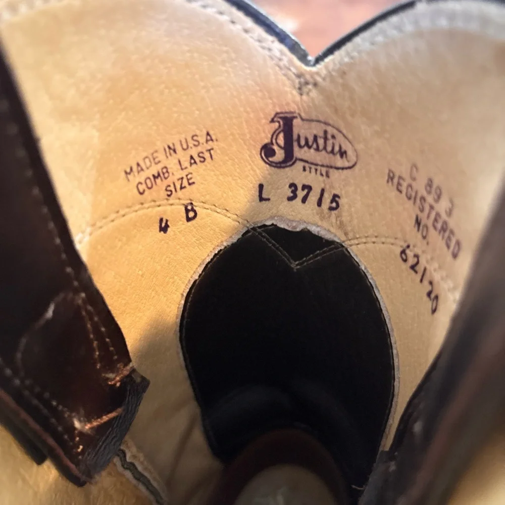 Justin Boots classic western