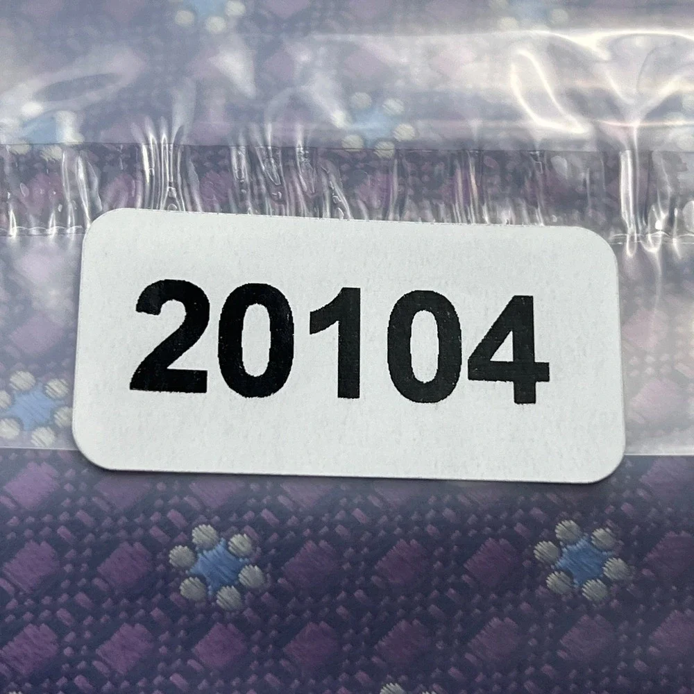 Ermenegildo Zegna Tie 100% Silk Purple Geometric Floral Woven Italy Made Luxury
