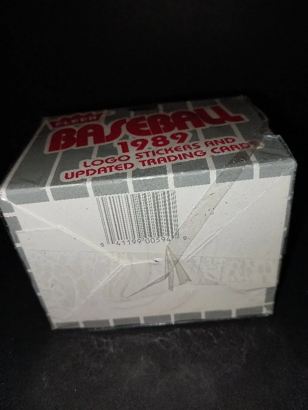 1989 Fleer Baseball Log Stickers and Updated Trading Cards New in Box Sealed