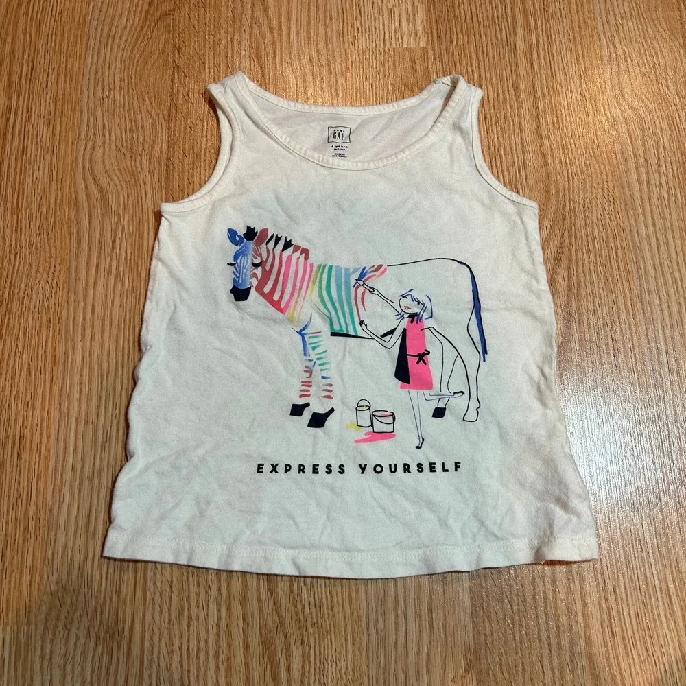 Baby Gap‎ zebra tank 4 years