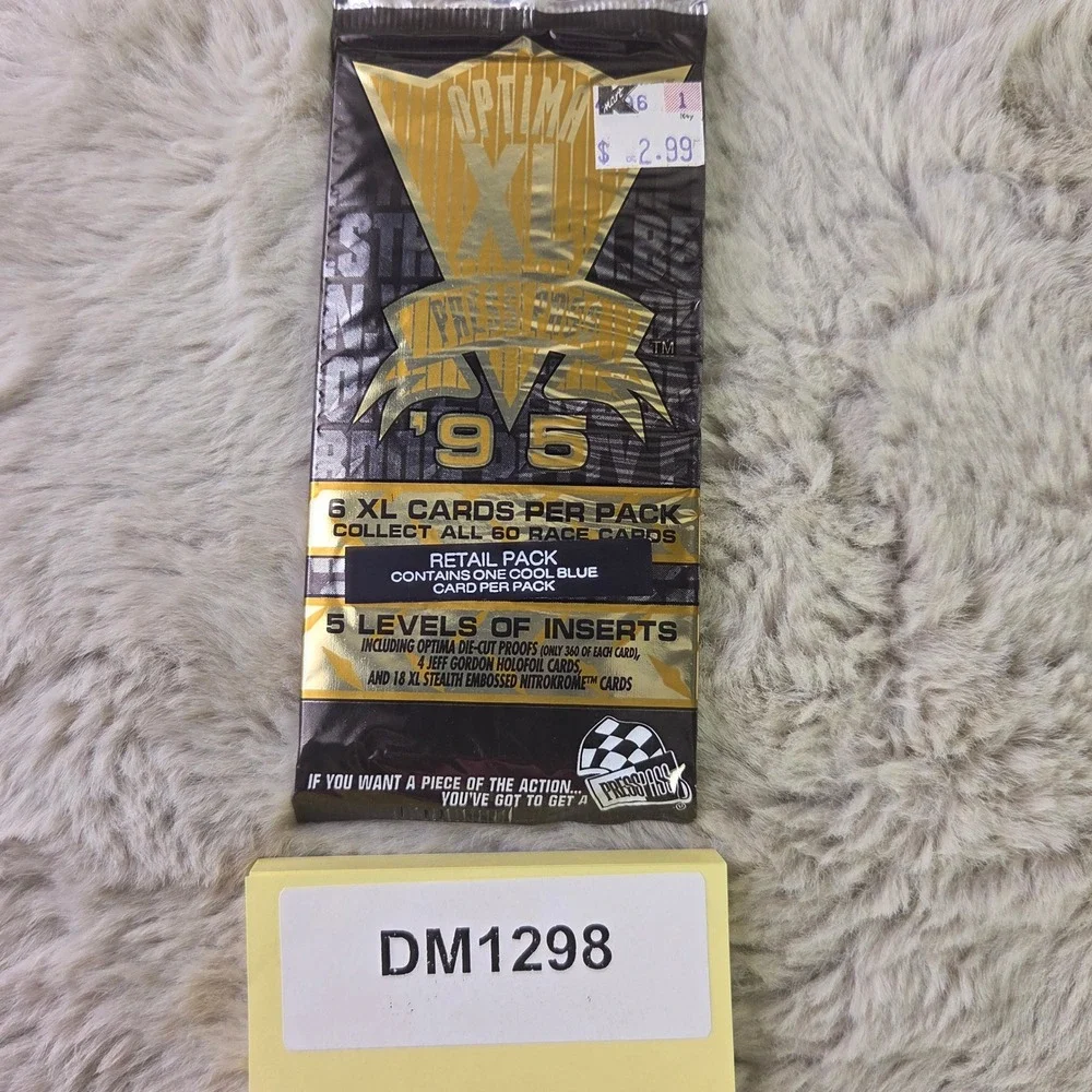 Lot of 5 1995 Press Pass Optima XL NASCAR Sealed Packs