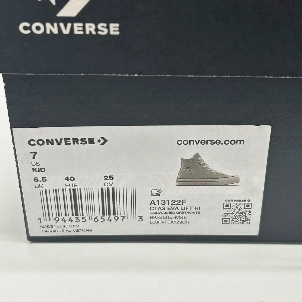 Converse ctas kid grey