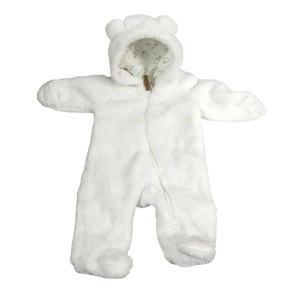 Carter's Fleece Sherpa Snow Suit Size Newborn New without‎ Tags!!!