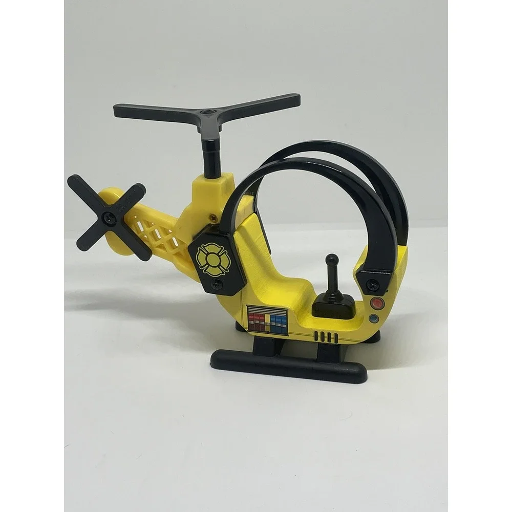 2011 Kidkraft Helicopter‎ Plastic Rescue Helicopter Black Yellow