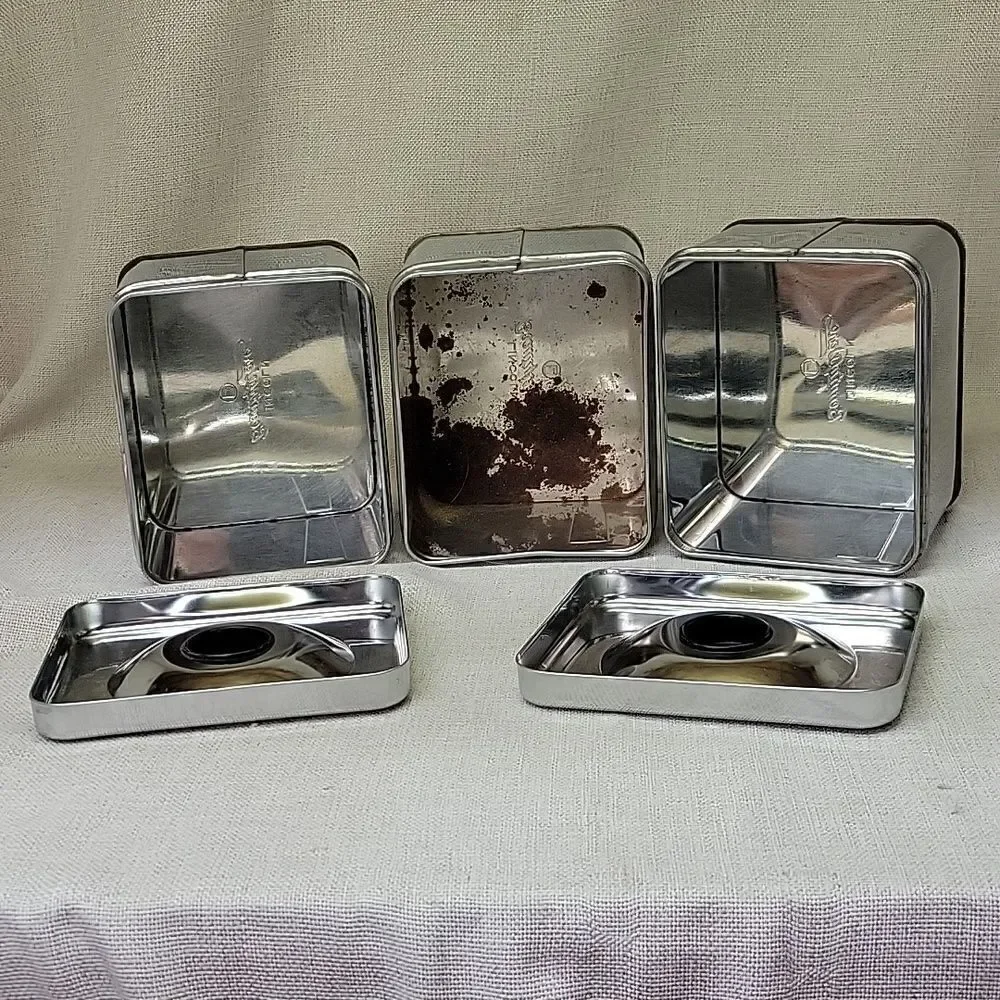 3‎ Lincoln Beauty Ware canisters 1 Canette canister and spoonrest