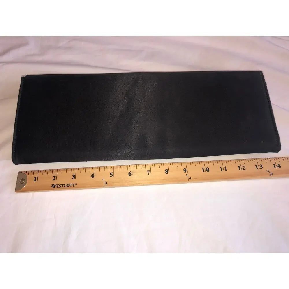 Steven black satin