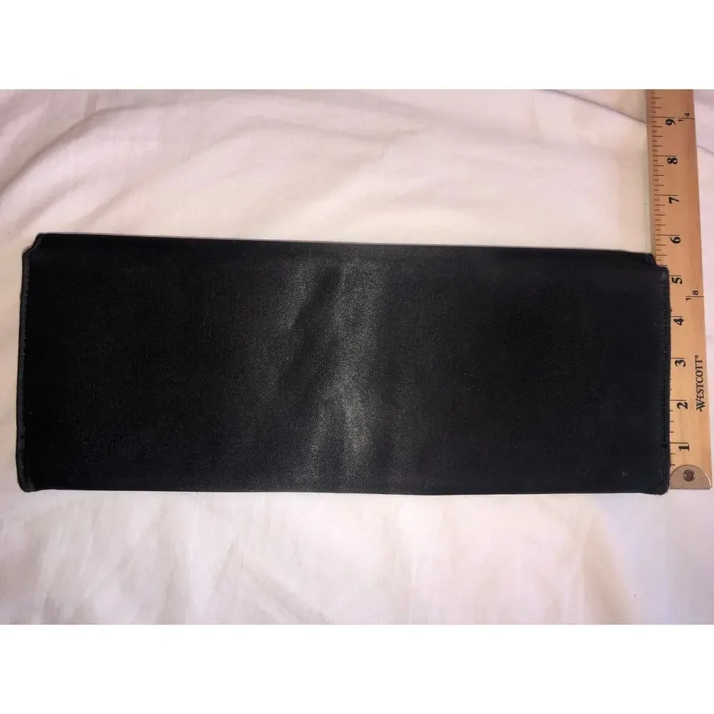 Steven black satin
