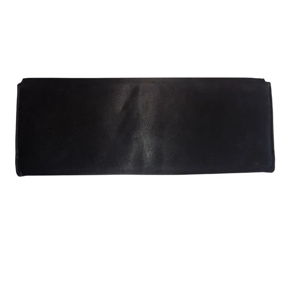 Steven black satin