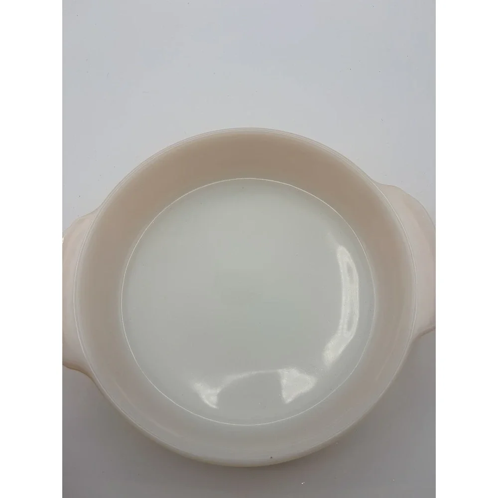 Vintage Fire-King Peach Lustre Bakeware Lot Casserole Baker Ramekins USA - 6 EA