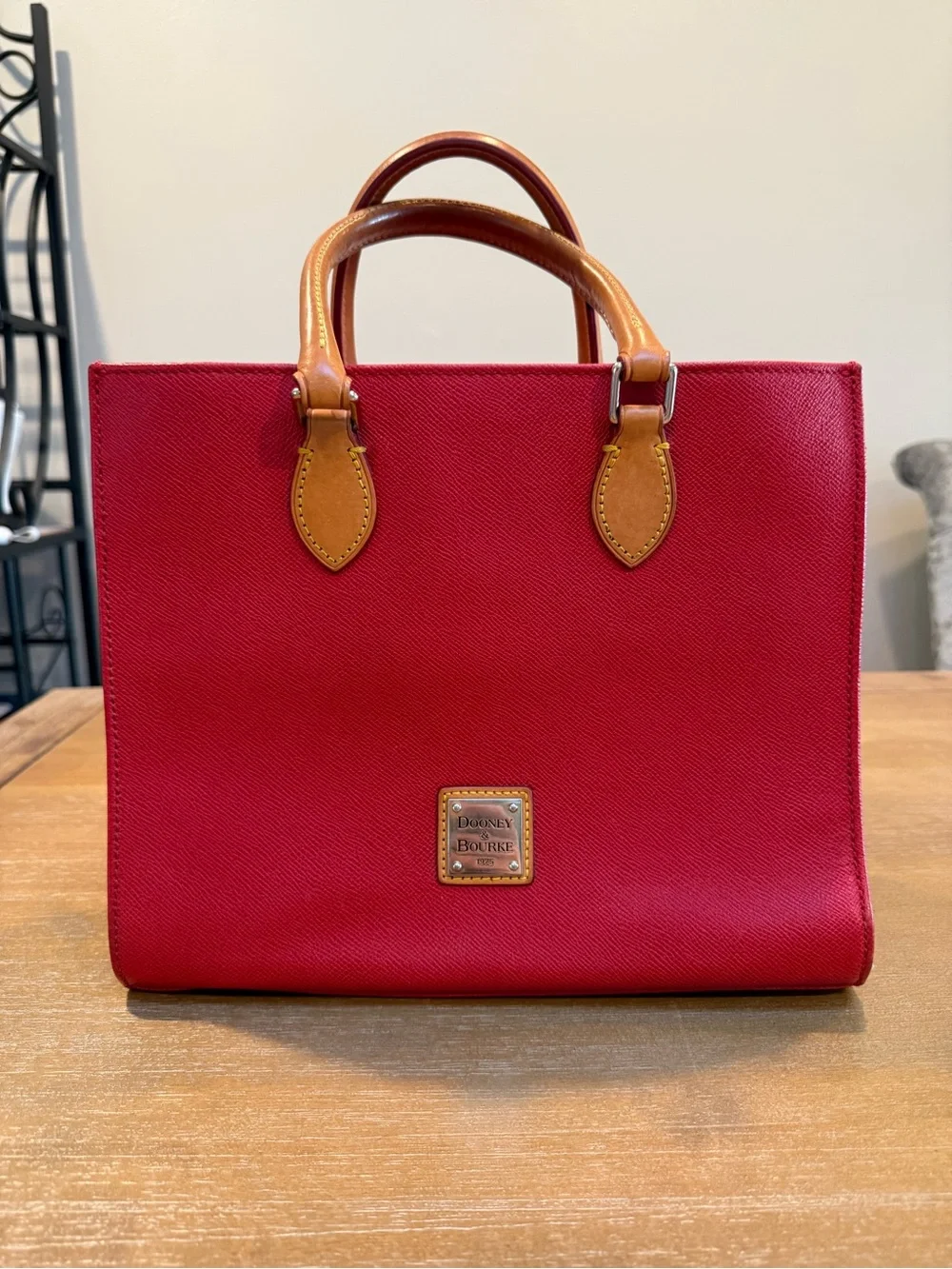Dooney and Bourke Janine Red‎ Satchel Handbag