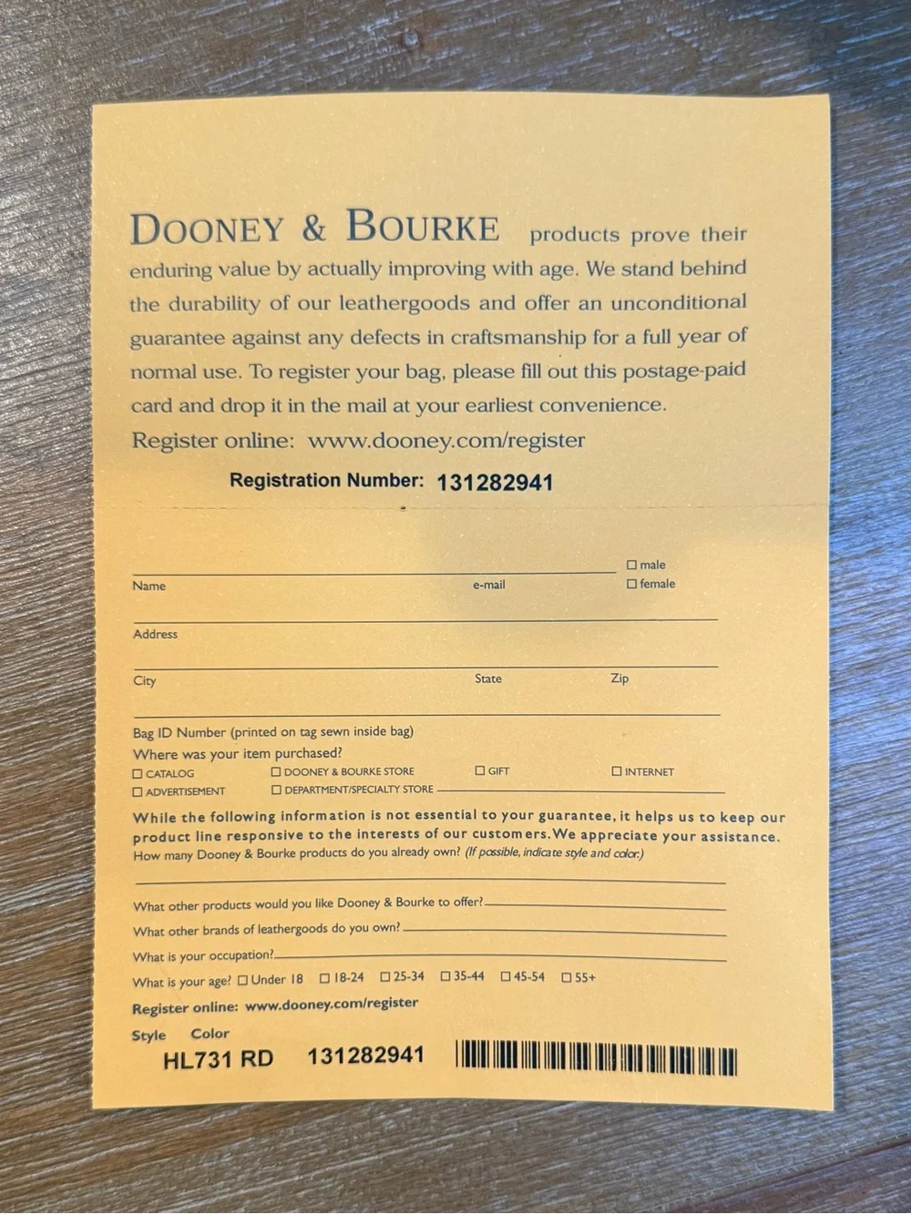 Dooney & Bourke magnetic snap