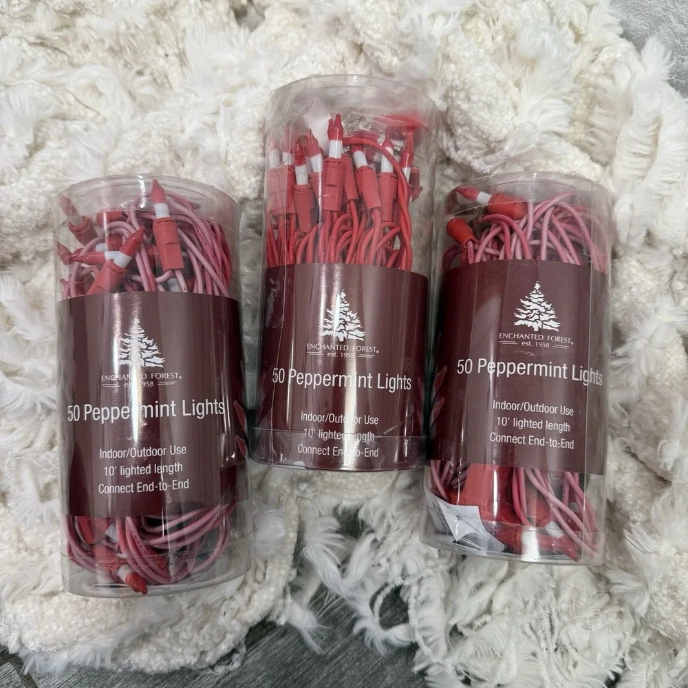 Enchanted Forest peppermint red