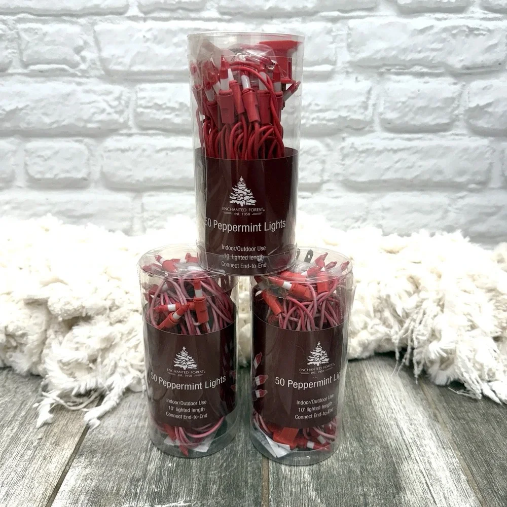 Enchanted Forest peppermint red
