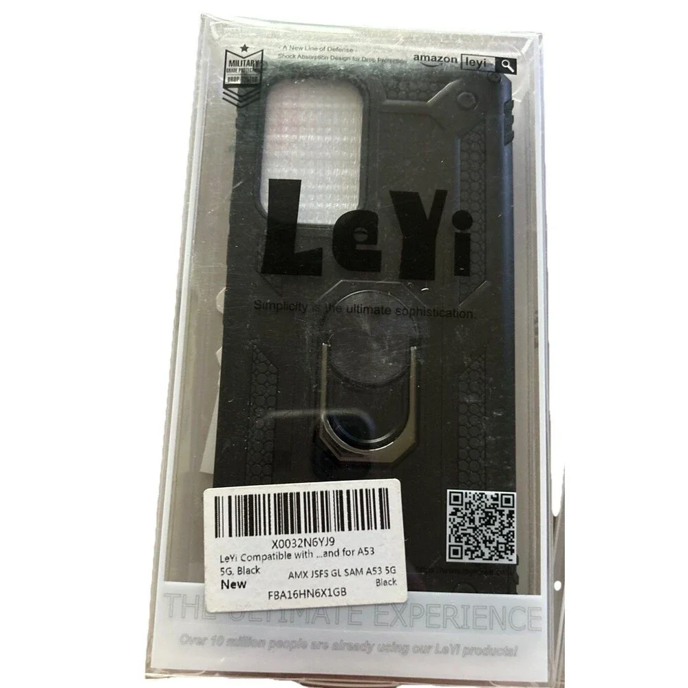 Leyi For Samsung Galaxy A53 5G Phone Case w/Kickstand