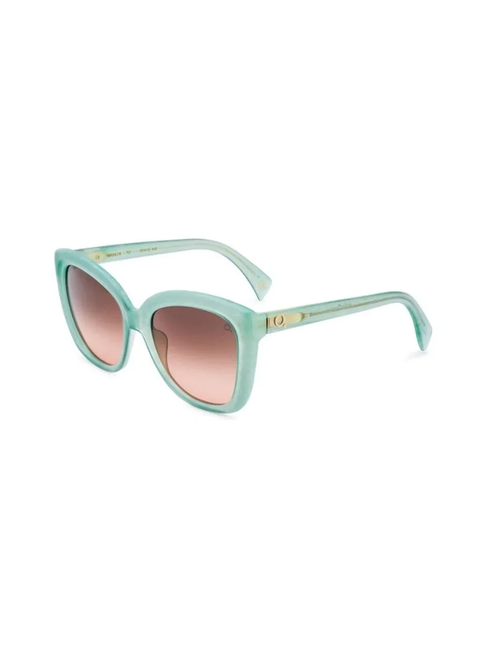 New Etnia Barcelona Women's Sunglasses Blue Butterfly Multicolor Lens Acetate