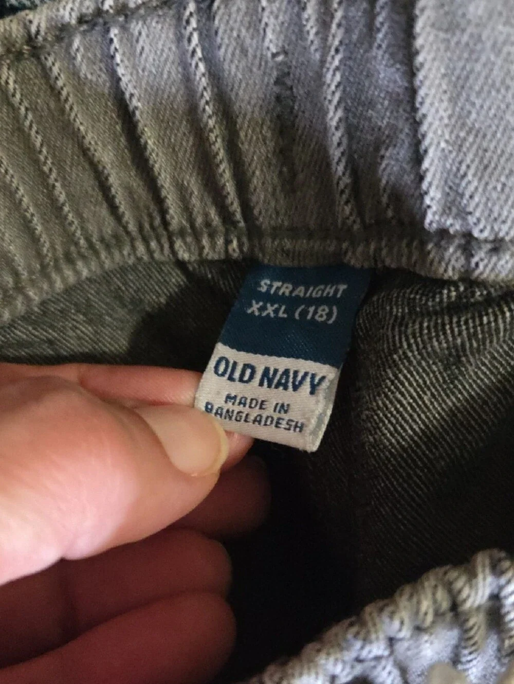 Old Navy pair pockets inch