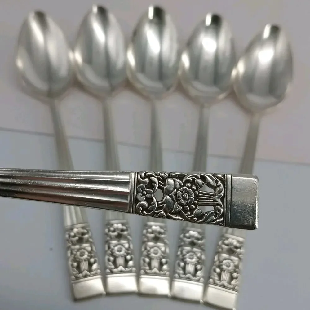 8X Tbsp Oneida CORONATION Silverplate Table Spoons Flatware