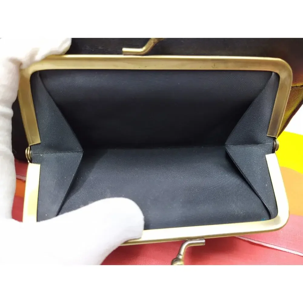 Buxton black leather