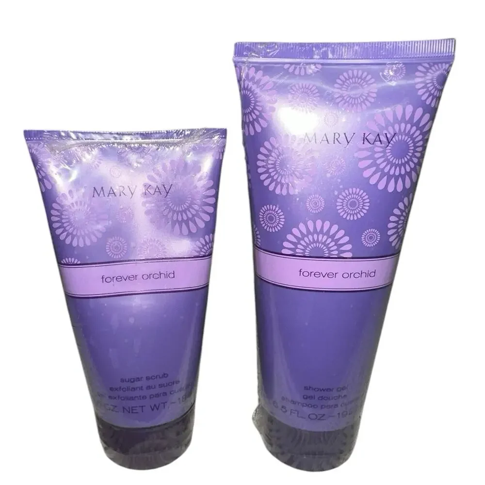 Mary Kay Forever‎ Orchid Set Sugar Scrub & Shower Gel NWT Sealed