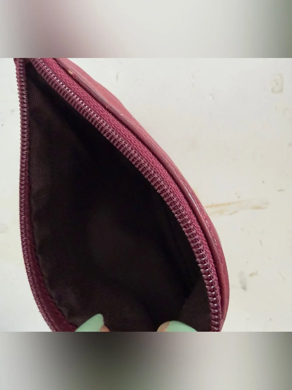 Coach compact leather