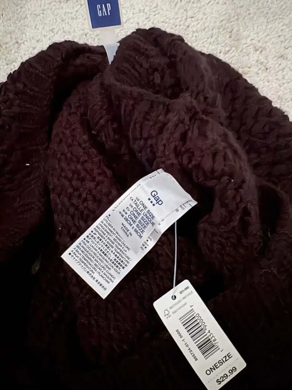 Gap knit infinity