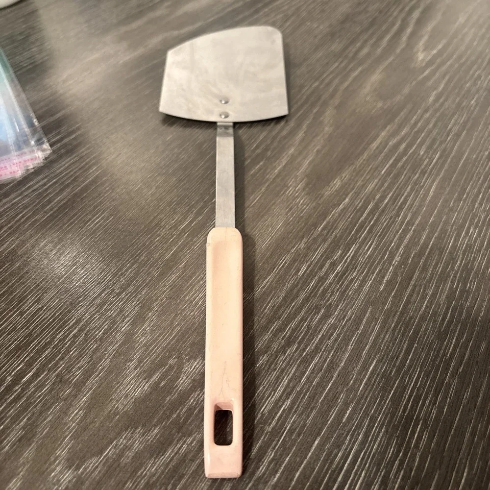 Black Handle Stainless Angled Spatula USA MCM Vtg Sharpcutter by‎ Royal