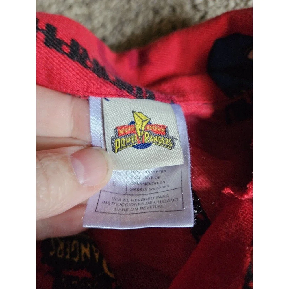 RARE VINTAGE 90s Power‎ Ranger Pajamas Size 5