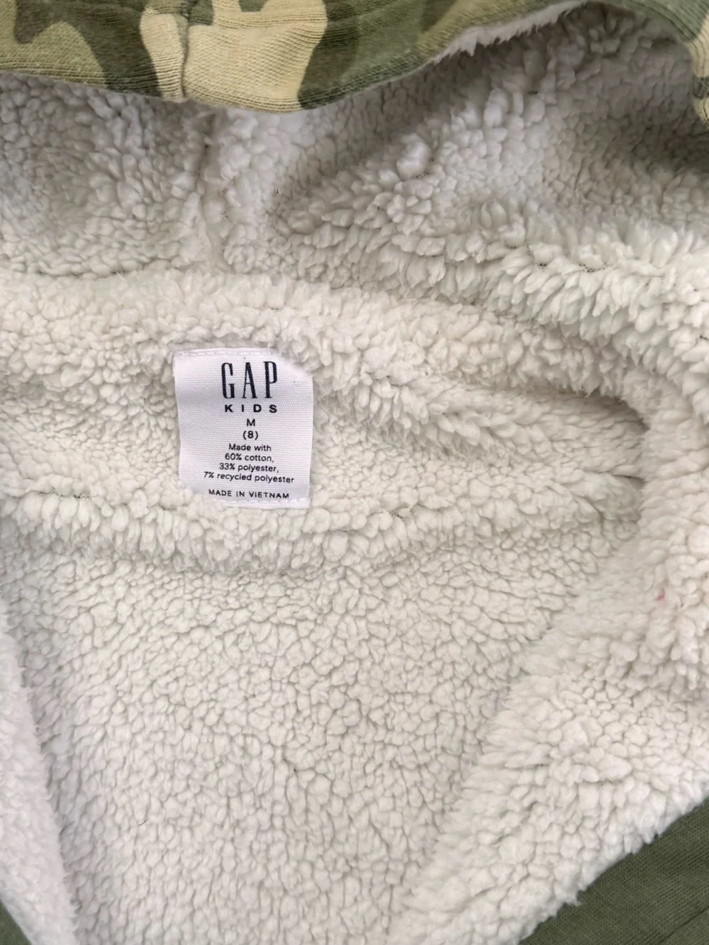 GAP kids sherpa