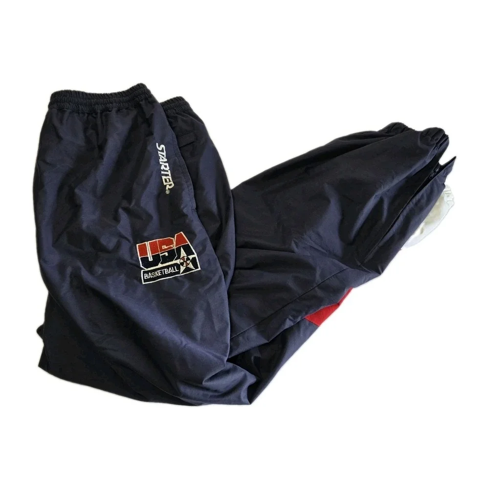 Starter USA Men's Size M Pants Basketball NBA Official Product Nylon Blend‎