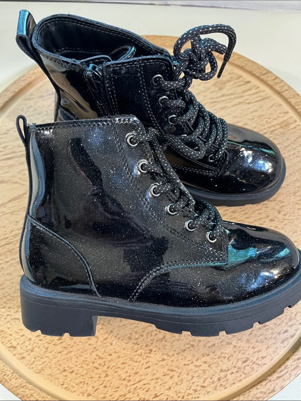 Old Navy shiny black