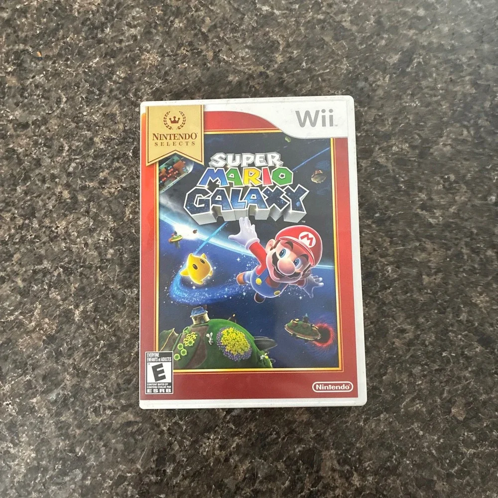 Super Mario Galaxy Nintendo Wii Nintendo Selects CIB RVL P RMG1 US2
