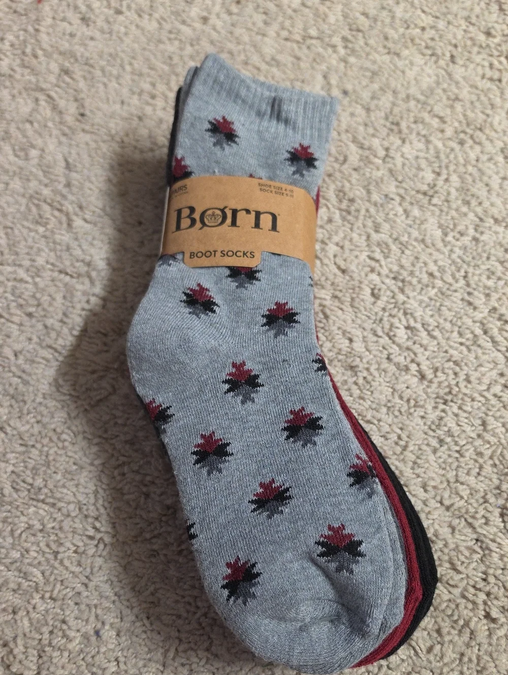 New Born Boot Socks 4 Pairs