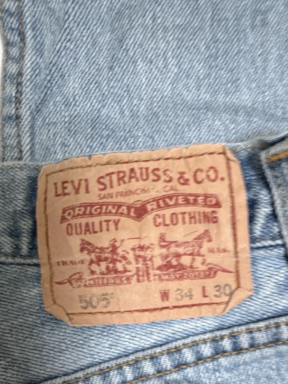 Levis relaxed silhouette