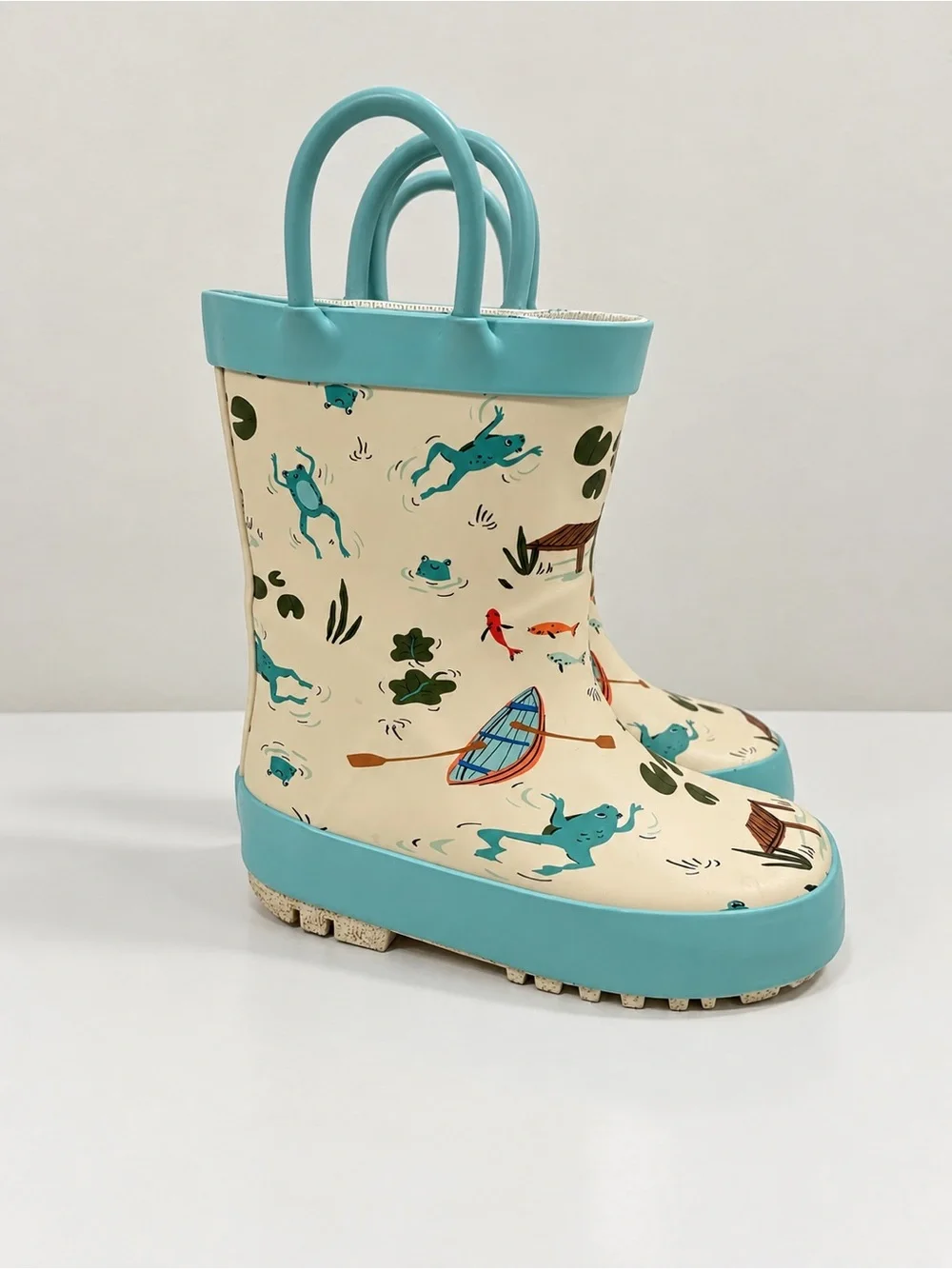 Amazon Essentials x Sofia Grainge Cream Rain Boots