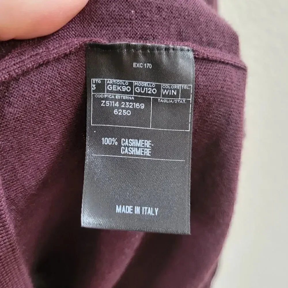 Gucci 100% cashmere