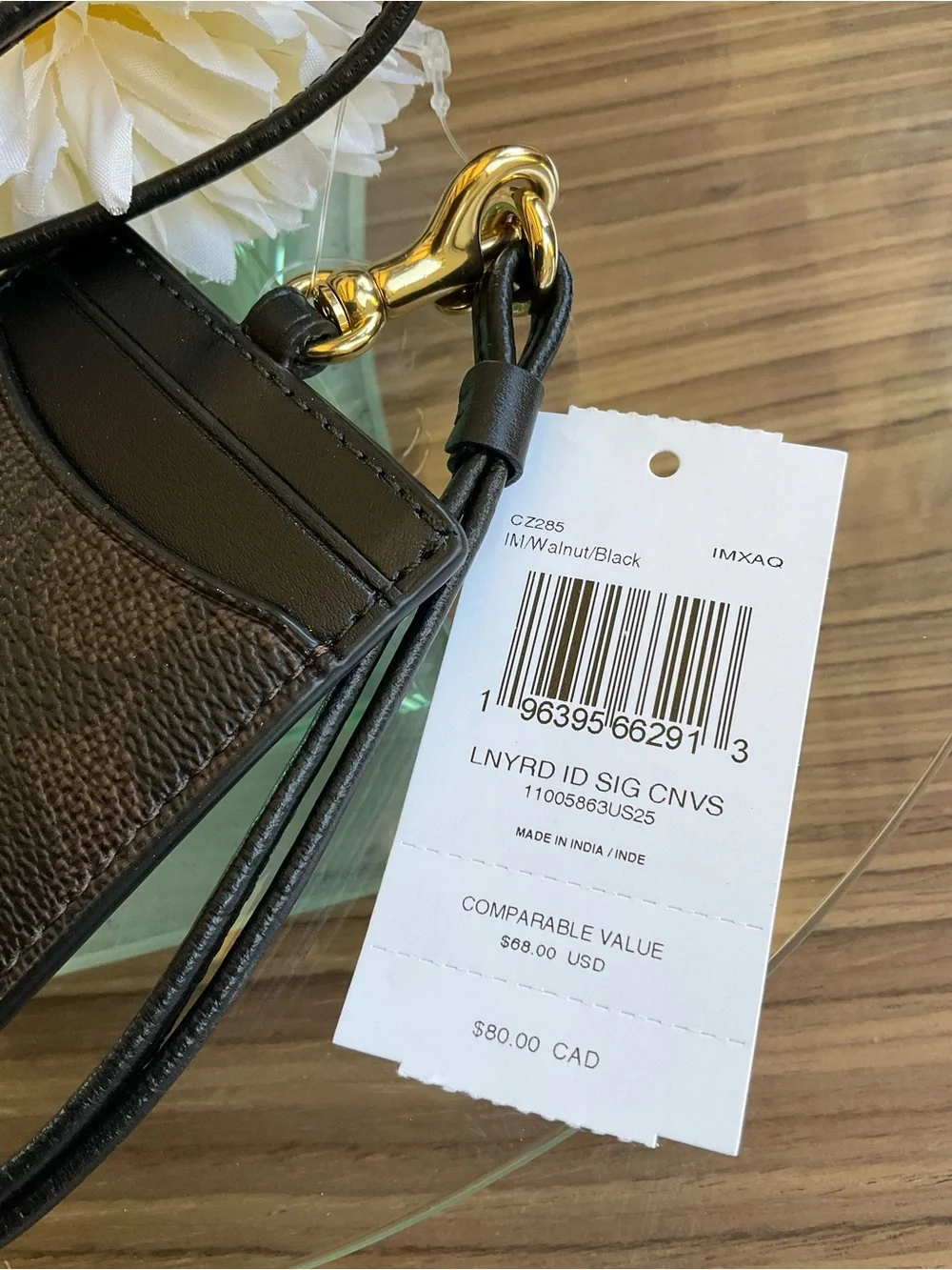 Coach compact card
