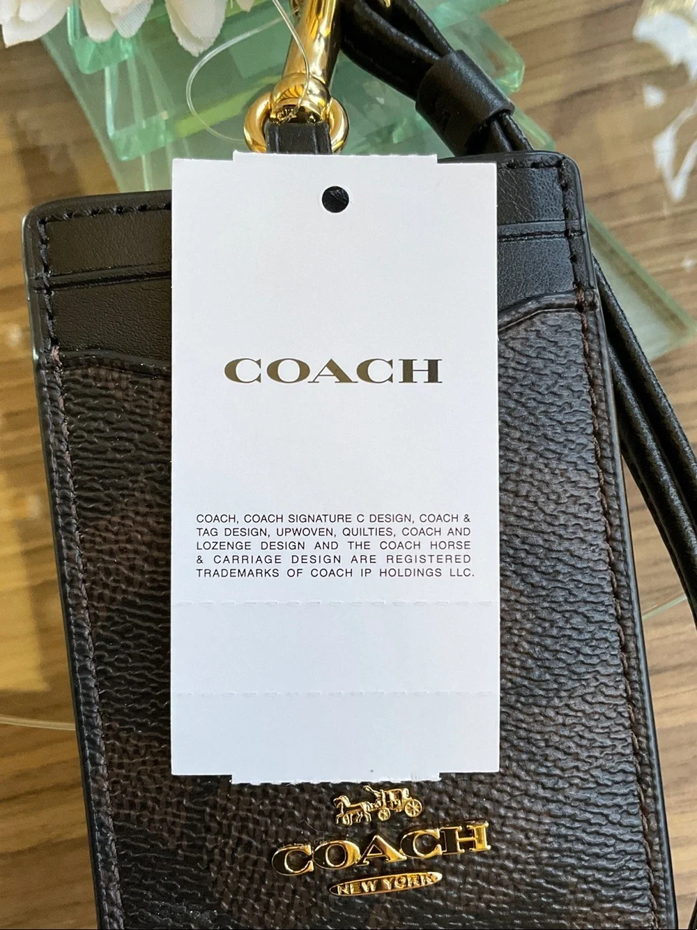 Coach compact card